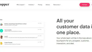 Copper CRM screenshot