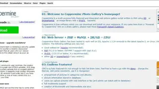 Coppermine Gallery screenshot