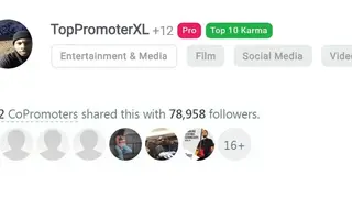 Copromote screenshot