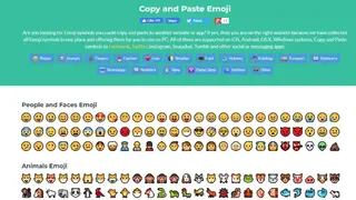 Copy and Paste Emoji screenshot