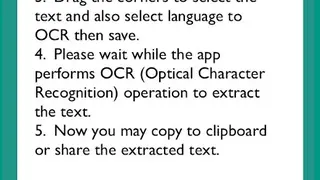 Copy Text On Screen screenshot