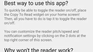 Copy To Read screenshot