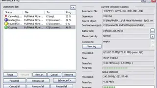 CopyHandler screenshot