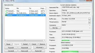 CopyHandler screenshot