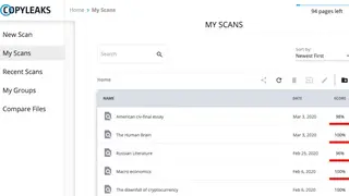 Copyleaks Text Compare screenshot