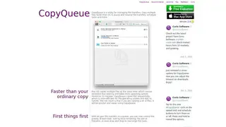 CopyQueue screenshot
