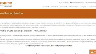 Core Banking Solution screenshot