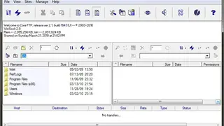 Core FTP screenshot