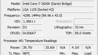 Core Temp screenshot