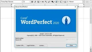 Corel WordPerfect Office screenshot