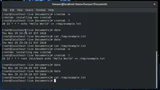 Corntab screenshot