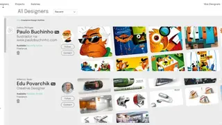 Coroflot screenshot
