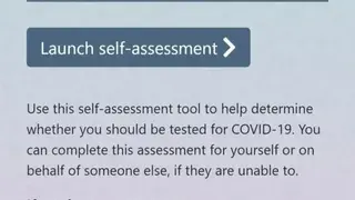 CoronaCheck screenshot