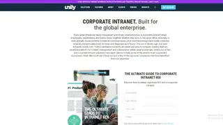 Corporate Intranet screenshot