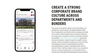 Corporate Intranet screenshot