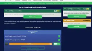 Correct Score Tips screenshot