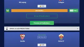 Correct Score Tips screenshot