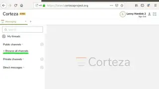 Corteza CRM screenshot