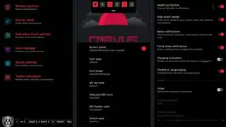 Corvus OS screenshot