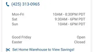 Costco Wholesale screenshot