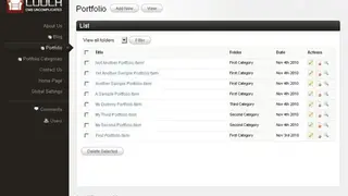 CouchCMS screenshot