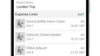 Coupa Expense screenshot