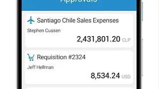 Coupa Expense screenshot