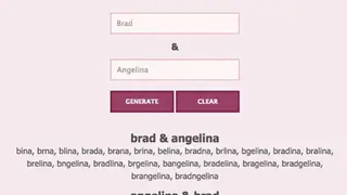 Couple Name Generator screenshot