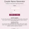 Couple Name Generator