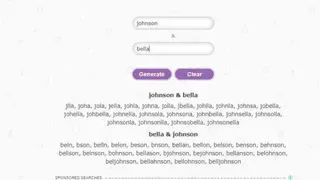 Couple Name Generator screenshot