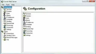 Courier Mail Server screenshot