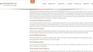 Courier Services Demo screenshot