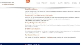 Courier Services Demo screenshot
