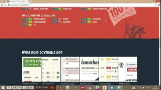 Coveralls screenshot