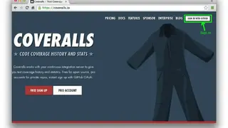 Coveralls screenshot