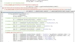 Coverity screenshot