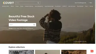 Coverr screenshot