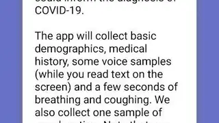 COVID-19 Sounds screenshot
