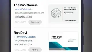 Covve Scan screenshot