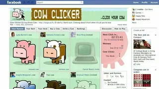 Cow Clicker screenshot