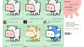 Cow Clicker screenshot