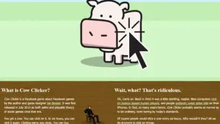 Cow Clicker screenshot