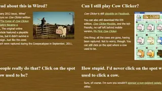 Cow Clicker screenshot