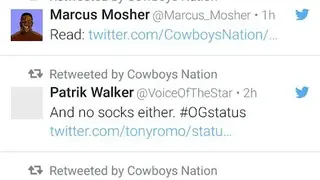 Cowboys News Feed SS screenshot