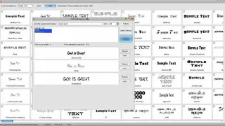 CPS Font Viewer screenshot
