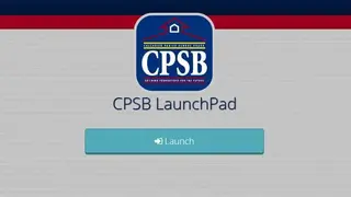 CPSB LaunchPad screenshot