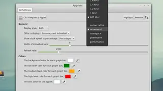 CPU Frequency Selector screenshot