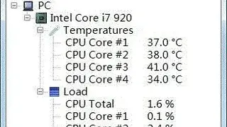 CPU Temperature Monitor screenshot