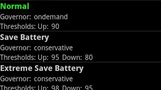 CPU Tuner screenshot