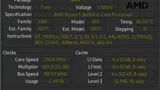 CPU-X (by X0rg) screenshot